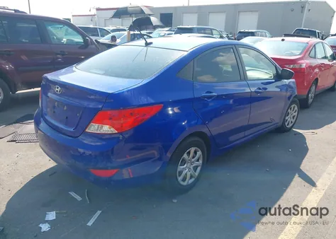 2014 Hyundai Accent Gls from USA, damaged, VIN KMHCT4AE6EU688460